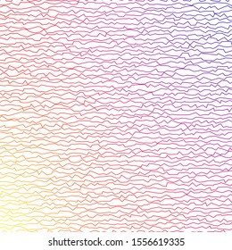 Dark Pink, Yellow vector pattern with lines. Abstract gradient illustration with wry lines. Pattern for booklets, leaflets.