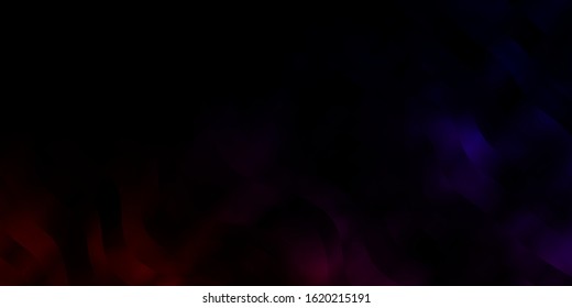 Dark Pink, Yellow vector pattern with wry lines. Colorful illustration, which consists of curves. Pattern for websites, landing pages.