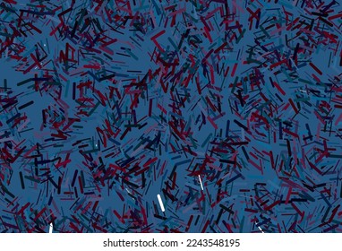 Dark pink, yellow vector pattern with narrow lines. Decorative shining illustration with lines on abstract template. Pattern for websites, landing pages.