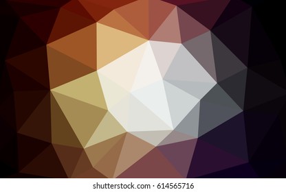 Dark Pink, Yellow vector Pattern.  triangular template. Geometric sample. Repeating routine with triangle shapes. New texture for your design. Pattern can be used for background.