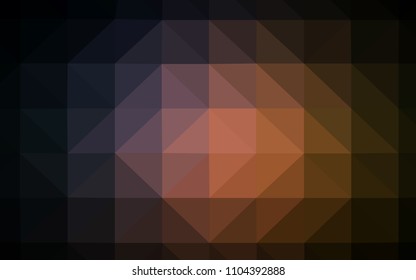 Dark Pink, Yellow vector polygon abstract layout. A sample with polygonal shapes. Pattern for a brand book's backdrop.
