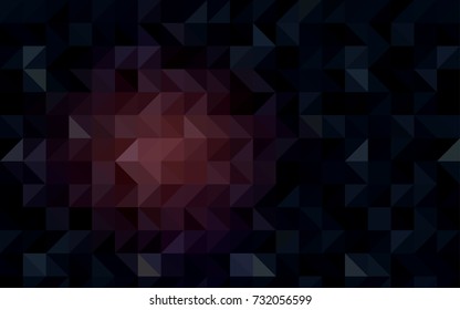 Dark Pink, Yellow vector polygon abstract template. An elegant bright illustration with gradient. A completely new template for your business design.