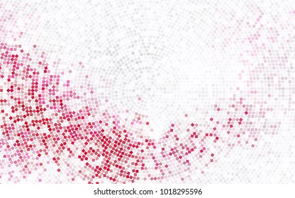 Dark Pink, Yellow vector polygonal illustration consisting of rectangles. Rectangular design for your business. Creative geometric background in origami style with gradient.