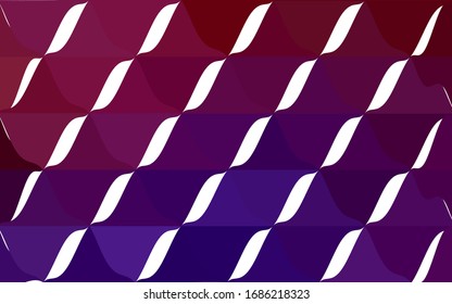 Dark Pink, Yellow vector polygonal illustration, which consist of triangles. Triangular design for your business. Creative geometric background in Origami style with gradient