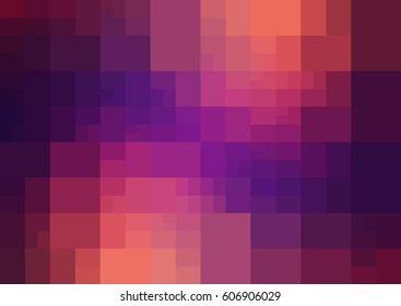 Dark Pink, Yellow vector polygonal illustration, which consist of rectangles. Rectangular pattern for your business design. Geometric background in Origami style with gradient. 