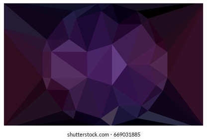Dark Pink, Yellow vector polygonal illustration, which consist of triangles with a gemstone in center. Triangular design of a huge diamond for your business. Creative geometric background of gems.