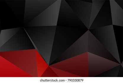 Dark Pink, Yellow vector polygonal template. Colorful illustration in abstract style with gradient. A completely new template for your business design.