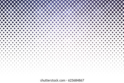 Dark Pink, Yellow vector red banner with set of circles, dots. Donuts Background. Creative Design Template. Technological halftone illustration.