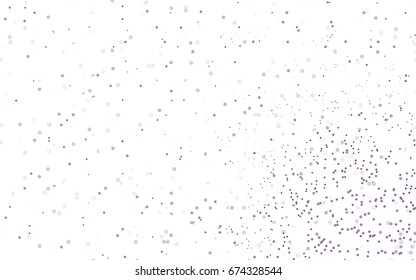 Dark Pink, Yellow vector red banner with set of circles, dots. Donuts Background. Creative Design Template. Technological halftone illustration.