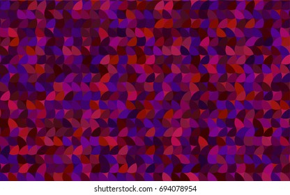 Dark Pink, Yellow vector red banner with set of circles, dots. Donuts Background. Creative Design Template. Technological halftone illustration.