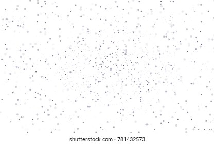 Dark Pink, Yellow vector red banner with set of circles, dots. Donuts Background. Creative Design Template. Technological halftone illustration.
