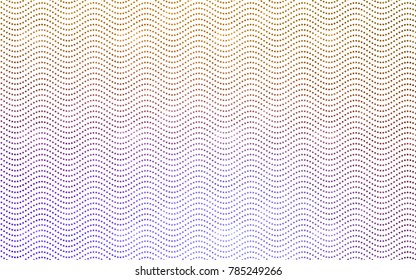 Dark Pink, Yellow vector red banner with set of circles, dots. Donuts Background. Creative Design Template. Technological halftone illustration.