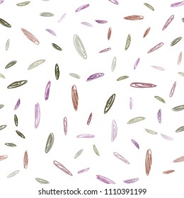Dark Pink, Yellow vector seamless backdrop with dots. Illustration with set of shining colorful abstract circles. Beautiful design for your business advert.