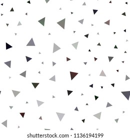 Dark Pink, Yellow vector seamless cover in polygonal style. Glitter abstract illustration with triangular shapes. Modern template for your landing page.