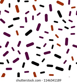 Dark Pink, Yellow vector seamless layout with flat lines. Lines on blurred abstract background with gradient. Pattern for ads, posters, banners.