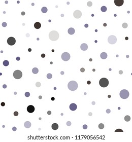Dark Pink, Yellow vector seamless layout with circle shapes. Glitter abstract illustration with blurred drops of rain. Trendy design for wallpaper, fabric makers.