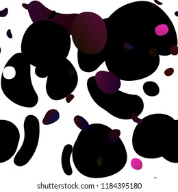 Dark Pink, Yellow vector seamless backdrop with dots, spots. Illustration with set of shining colorful abstract circles. Template for business cards, websites.