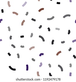 Dark Pink, Yellow vector seamless pattern with bubble shapes. A vague circumflex abstract illustration with gradient. Marble design for your web site.