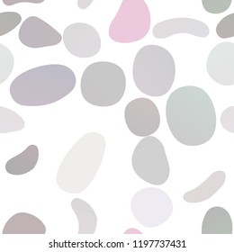Dark Pink, Yellow vector seamless background with bubbles. Colorful illustration with blurred circles in nature style. Pattern for design of window blinds, curtains.