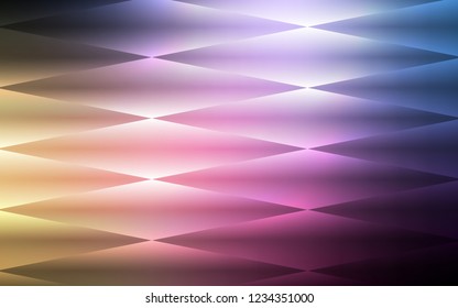 Dark Pink, Yellow vector seamless template with crystals, rectangles. Modern abstract illustration with colorful rectangles. Pattern for trendy fabric, wallpapers.
