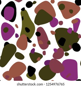 Dark Pink, Yellow vector seamless background with bubbles. Illustration with set of shining colorful abstract circles. Design for textile, fabric, wallpapers.
