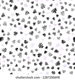 Dark Pink, Yellow vector seamless texture with colored lines. Modern geometrical abstract illustration with Lines. The pattern for ad, booklets, leaflets.