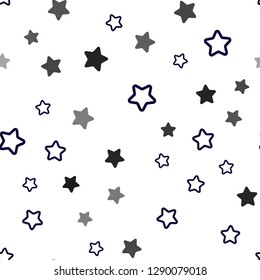 Dark Pink, Yellow vector seamless texture with beautiful stars. Glitter abstract illustration with colored stars. Pattern for design of fabric, wallpapers.