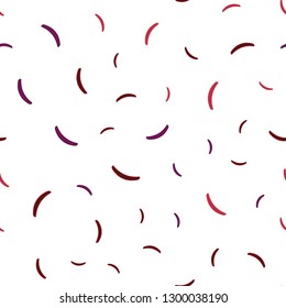 Dark Pink, Yellow vector seamless template with wry lines. A circumflex abstract illustration with gradient. Abstract style for your business design.