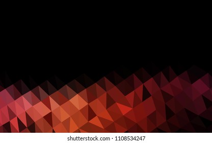 Dark Pink, Yellow vector shining hexagonal template. An elegant bright illustration with gradient. A completely new template for your business design.
