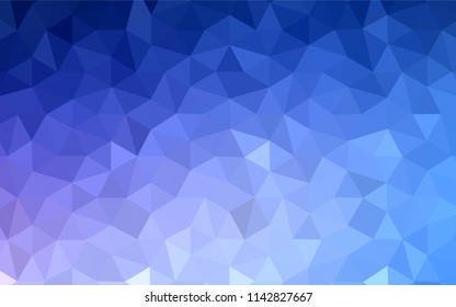 Dark Pink, Yellow vector shining triangular cover. Polygonal abstract illustration with gradient. Polygonal design for your web site.