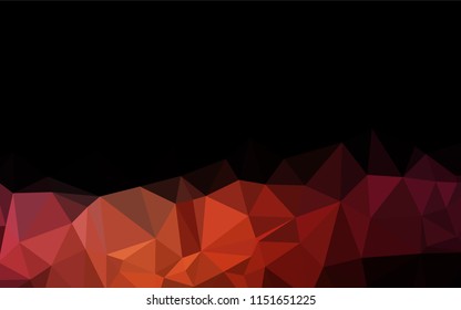 Dark Pink, Yellow vector shining hexagonal background. Colorful illustration in abstract style with gradient. Brand new style for your business design.