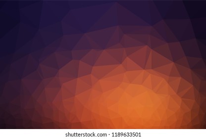 Dark Pink, Yellow vector shining hexagonal pattern. Brand new colored illustration in blurry style with gradient. The elegant pattern can be used as part of a brand book.