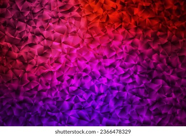Oscuro Pink, Amarillo vectorial brillante diseño triangular. Ilustración abstracta colorida con triángulos. Patrón triangular para tu diseño.