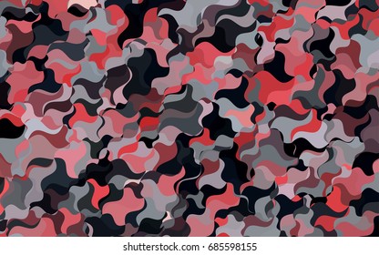 Dark Pink, Yellow vector shining cranked template. Glitter abstract illustration with wry lines. The completely new template can be used for your brand book.