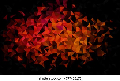 Dark Pink, Yellow vector shining triangular pattern. Brand-new colored illustration in blurry style with gradient. The elegant pattern can be used as part of a brand book.