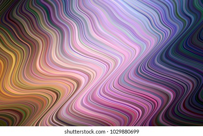 Dark Pink, Yellow vector template with bubble shapes. Geometric illustration in memphis style with gradient.  Pattern for your business design.