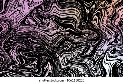 Dark Pink, Yellow vector template with liquid shapes. A vague circumflex abstract illustration with gradient. A new texture for your  ad, booklets, leaflets.