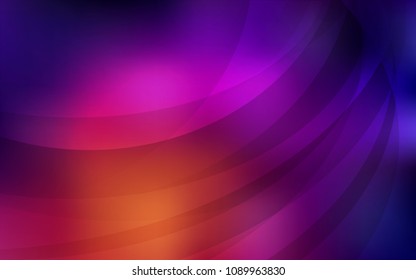 Dark Pink, Yellow vector template with bubble shapes. Geometric illustration in marble style with gradient.  The best blurred design for your business.
