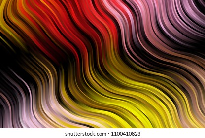 Dark Pink, Yellow vector template with liquid shapes. Creative illustration in halftone marble style with gradient. A new texture for your  ad, booklets, leaflets.