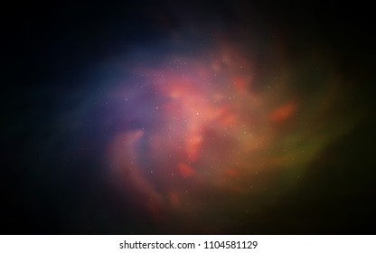 Dark Pink, Yellow vector template with space stars. Blurred decorative design in simple style with galaxy stars. Pattern for astronomy websites.