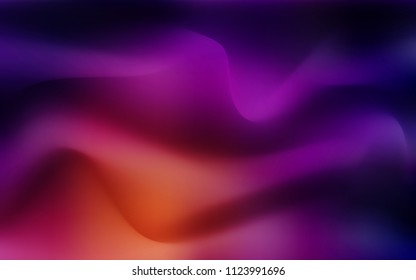 Dark Pink, Yellow vector template with bubble shapes. An elegant bright illustration with gradient. New composition for your brand book.