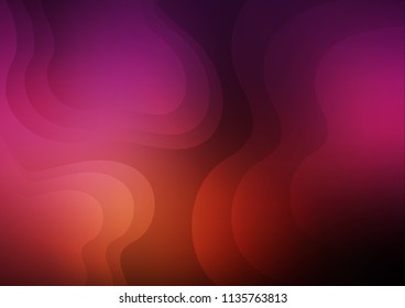 Dark Pink, Yellow vector template with bent ribbons. Colorful illustration in abstract marble style with gradient. New composition for your brand book.