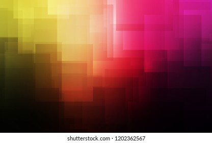 Dark Pink, Yellow vector template with repeated sticks. Shining colored illustration with sharp stripes. Smart design for your business advert.