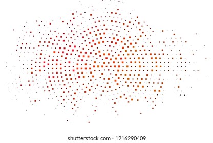 Dark Pink, Yellow vector template with crystals, rectangles. Decorative design in abstract style with rectangles. Pattern can be used for websites.
