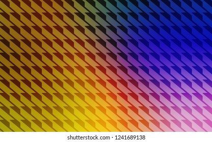 Dark Pink, Yellow vector template with repeated sticks. Lines on blurred abstract background with gradient. Pattern for ad, booklets, leaflets.