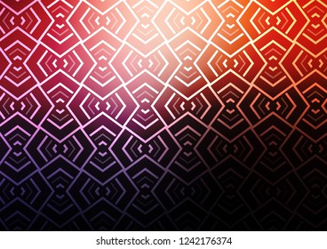 Dark Pink, Yellow vector template with repeated sticks. Shining colored illustration with narrow lines. Best design for your ad, poster, banner.