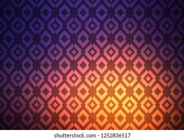 Dark Pink, Yellow vector template with crystals, rectangles. Illustration with set of colorful rectangles. Pattern for busines ad, booklets, leaflets