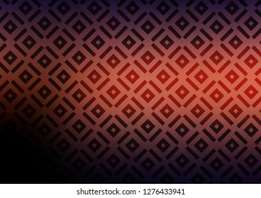 Dark Pink, Yellow vector template with sticks, squares. Shining colorful illustration with lines, rectangles. Pattern for business booklets, leaflets.
