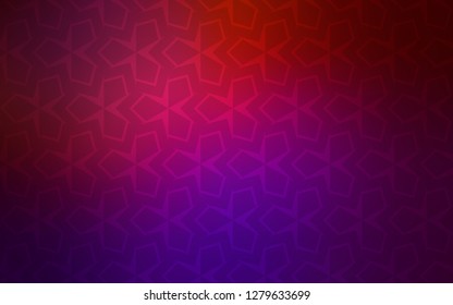 Dark Pink, Yellow vector template with rhombus. Rectangles on abstract background with colorful gradient. Pattern can be used for websites.