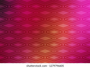 Dark Pink, Yellow vector template with sticks, squares. Modern geometric abstract illustration with lines, squares. Smart design for your business advert.